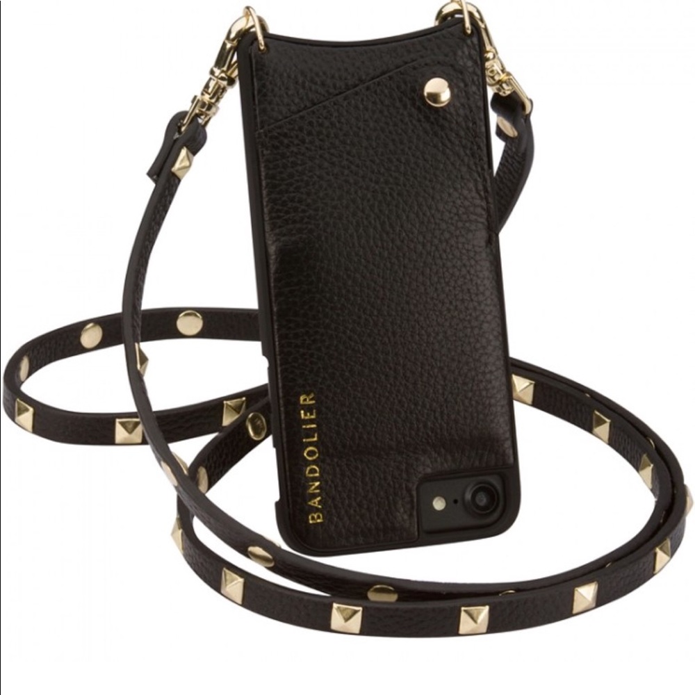 BANDOLIER Leather Sarah  iPhone 8 7 6 studded case